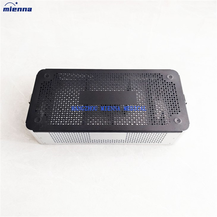 Medical Orthopedics Spine Instruments Endoscope Sterilization Case Sterilizing Box With Stainless Steel Material factory